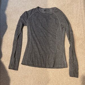 Figs Women's Dark Gray Long Sleeve Tee